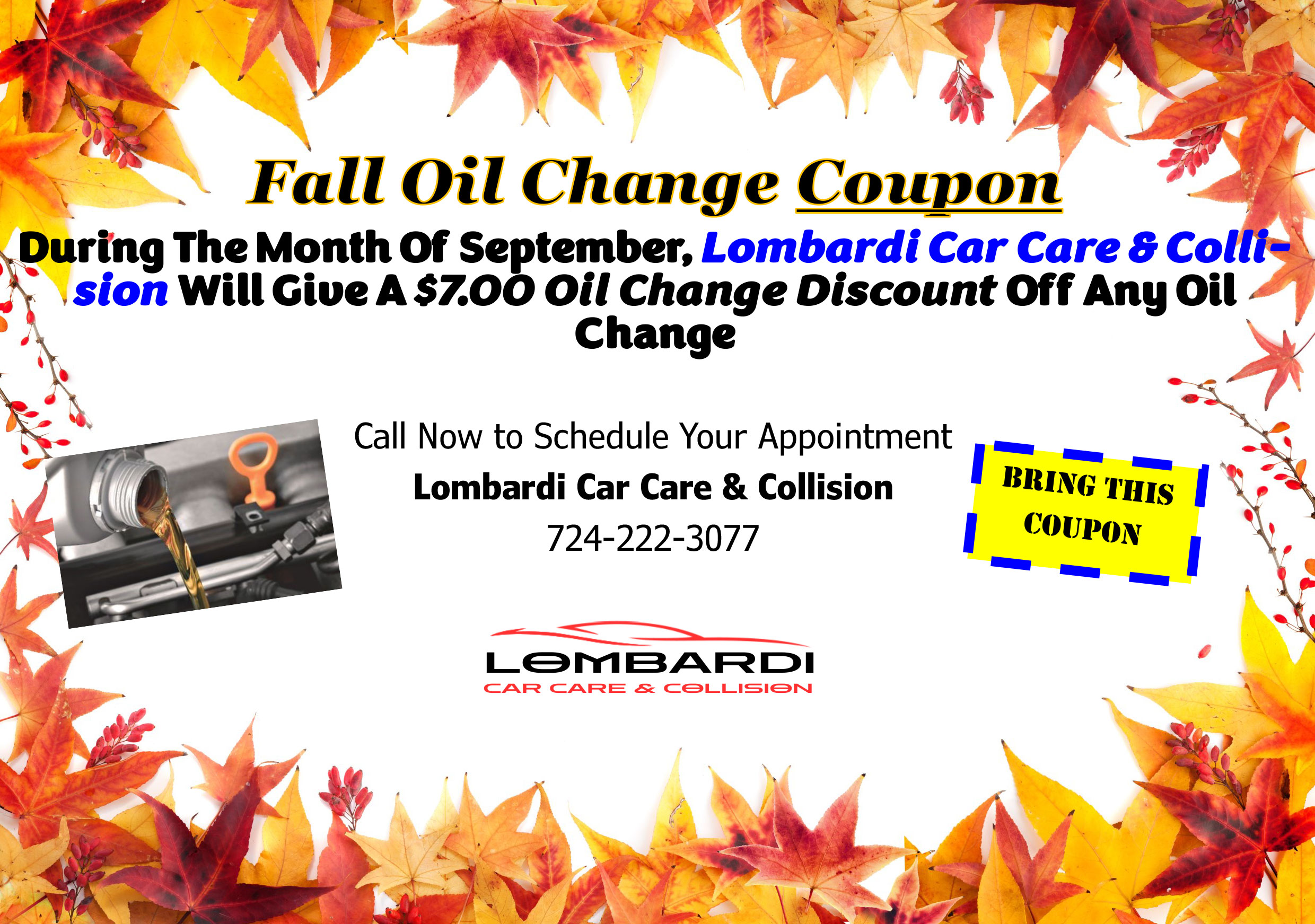 Lombardi Auto Body and Repair Stress Free Battery Check for June